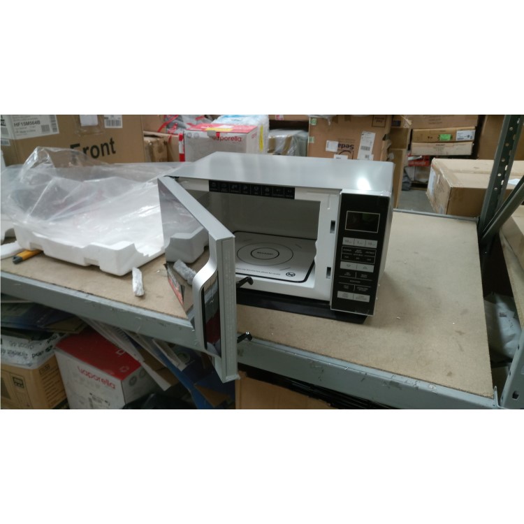 GRADE A2 - Sharp R360SLM 23L 900W Freestanding Microwave Oven With Flat Tray - Silver