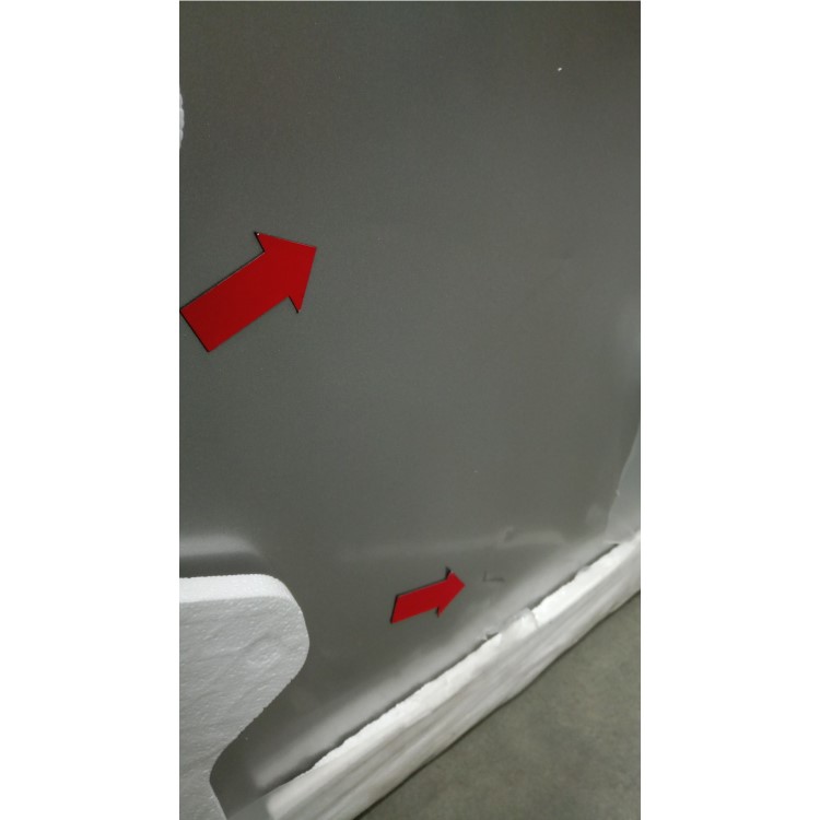 GRADE A2 - AEG RCB53725VX 201x60cm Custom Flex No Frost 60-40 Freestanding Fridge Freezer - Antifingerprint Sta