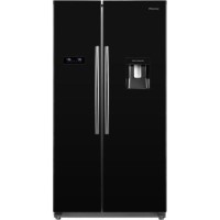 Hisense RS723N4WB1 Frost Free Side By Side American Fridge Freezer - Black