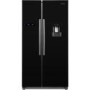 Hisense RS723N4WB1 Frost Free Side By Side American Fridge Freezer - Black