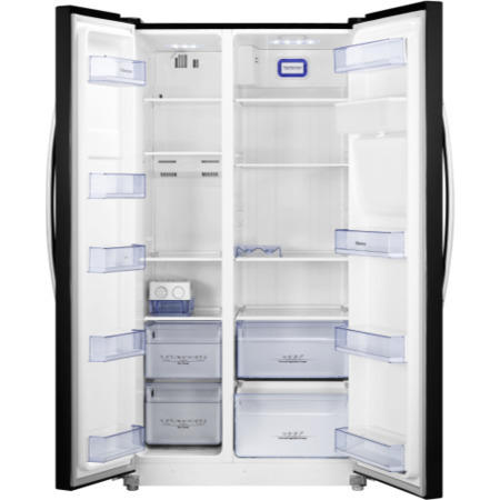GRADE A2 - Hisense RS723N4WB1 Side By Side American Fridge Freezer With Water Dispenser Black