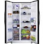 Hisense RS723N4WB1 Frost Free Side By Side American Fridge Freezer - Black