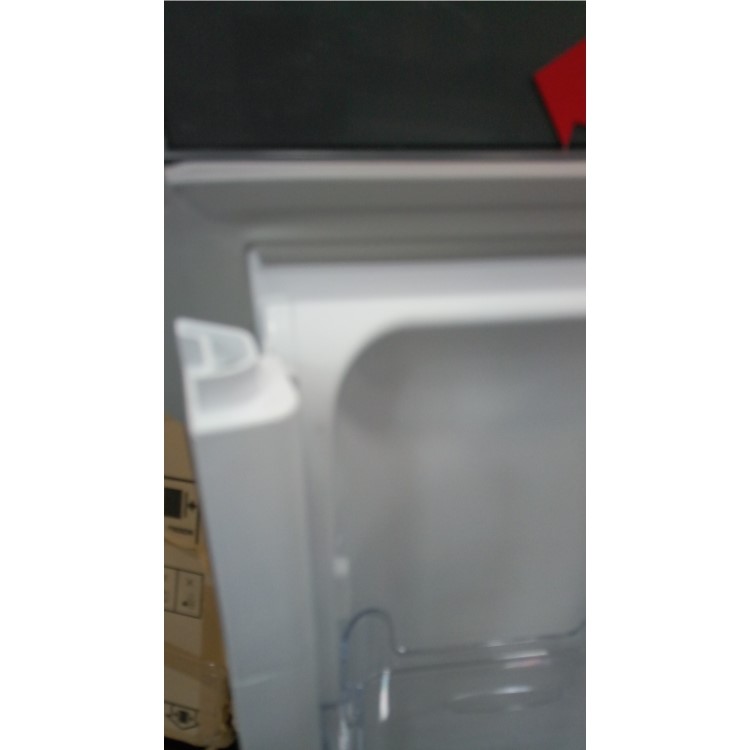 GRADE A2 - Hotpoint FFU3DX Frost Free Freestanding Fridge Freezer With French-style Doors - Stainless Steel
