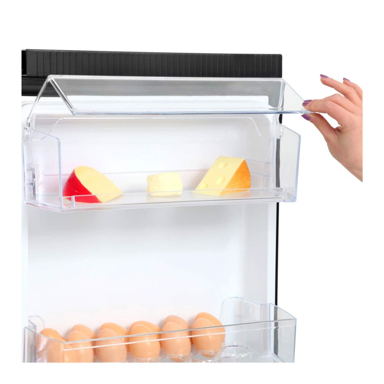 GRADE A1 - Samsung RS7667FHCBC 545L American Freestanding Fridge Freezer - Black