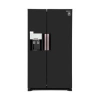 GRADE A1 - Samsung RS7667FHCBC 545L American Freestanding Fridge Freezer - Black