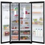 GRADE A1 - Samsung RS7667FHCBC 545L American Freestanding Fridge Freezer - Black
