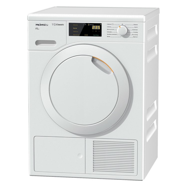 Miele TDB120 Classic 7kg Freestanding Heat Pump Condenser Tumble Dryer White