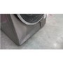 GRADE A3 - LG F4J8FH2S 9kg Wash 6kg Dry Eco Hybrid Freestanding Washer Dryer With True Steam And Smart ThinQ - Shiny Steel
