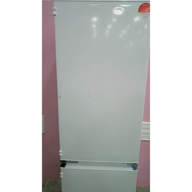 GRADE A3 - Baumatic BRCI3180E 54cm Wide 70-30 Integrated Upright Fridge Freezer - White