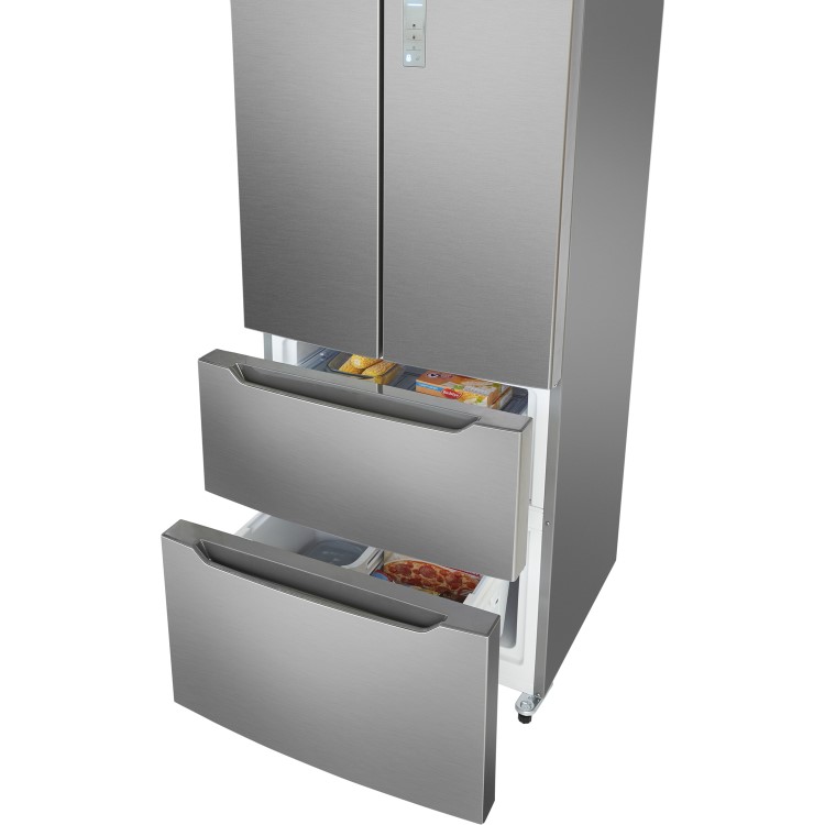 Hisense RF528N4AC1 American Side-by-side Fridge Freezer Stainless Steel Look