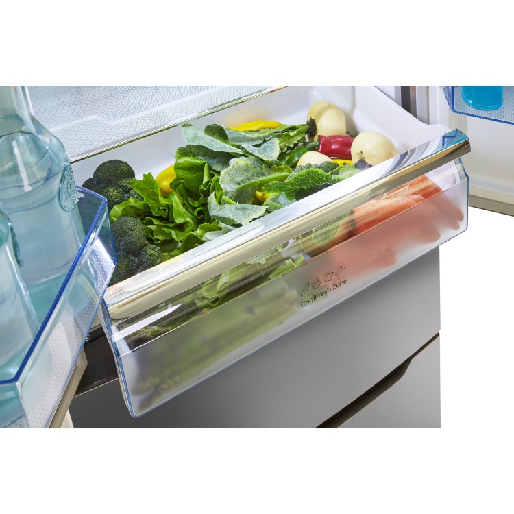 Hisense RF528N4AC1 American Side-by-side Fridge Freezer Stainless Steel Look