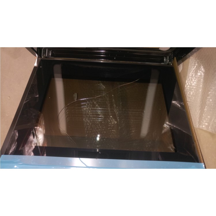 GRADE A3 - Bosch HBG674BS1B Serie 8 Multifunction Electric Single Oven with 71L Capacity - Stainless Steel