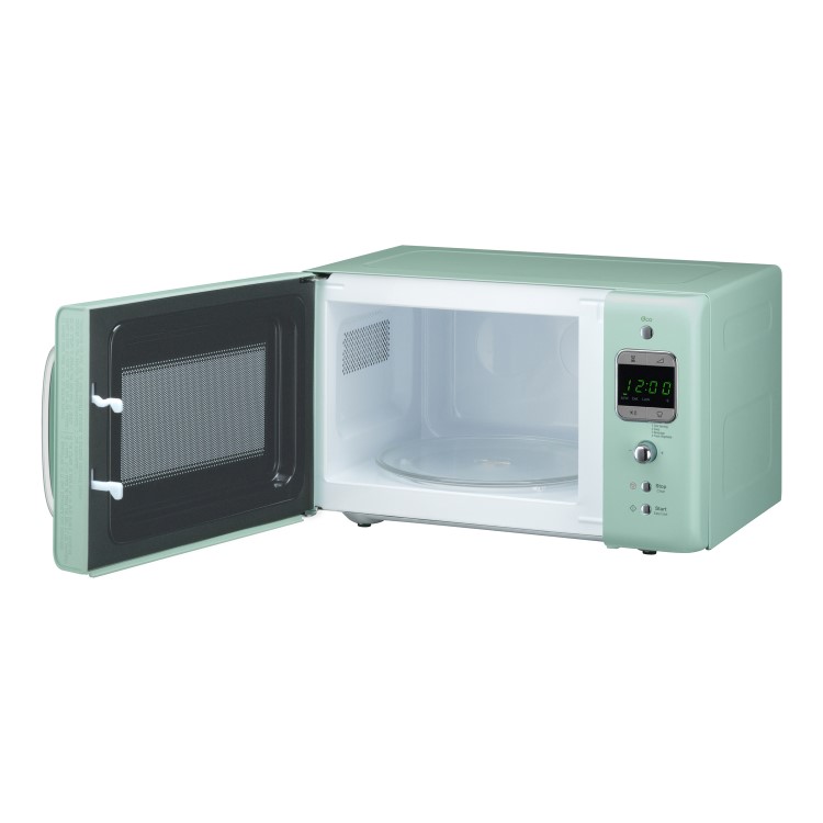 Daewoo KOR7LBKM 20L 800W Freestanding Microwave Oven Fresh Mint