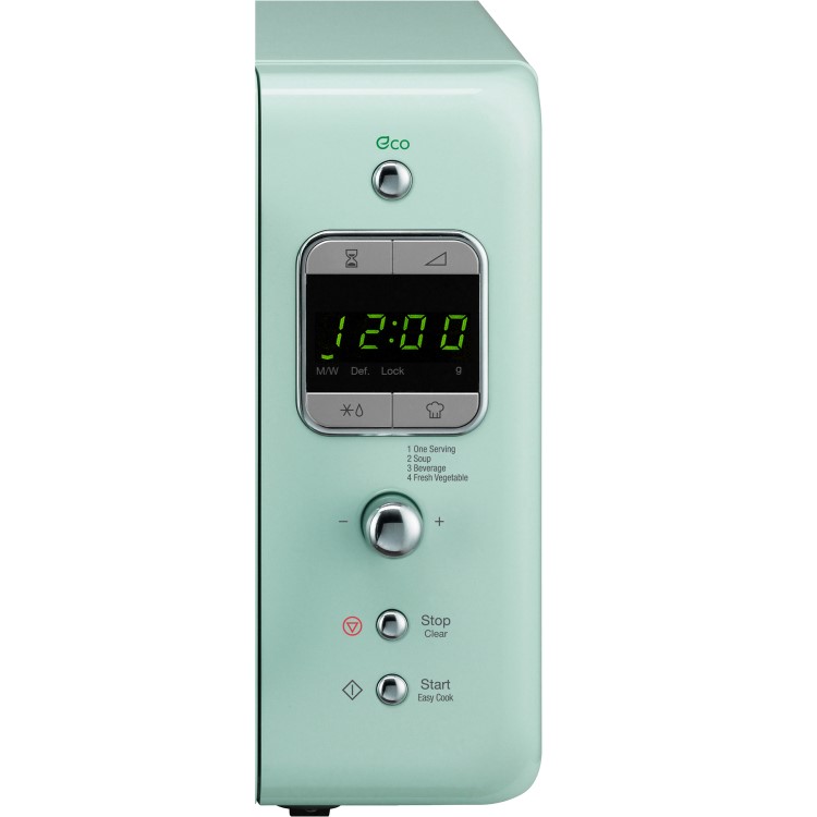 Daewoo KOR7LBKM 20L 800W Freestanding Microwave Oven Fresh Mint