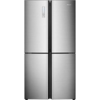GRADE A2 - Hisense RQ689N4AC1 556 Litre American Style Fridge Freezer Frost Free 4 Door 91cm Wide - Silver