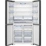 GRADE A2 - Hisense RQ689N4AC1 556 Litre American Style Fridge Freezer Frost Free 4 Door 91cm Wide - Silver
