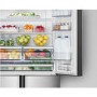 GRADE A2 - Hisense RQ689N4AC1 556 Litre American Style Fridge Freezer Frost Free 4 Door 91cm Wide - Silver