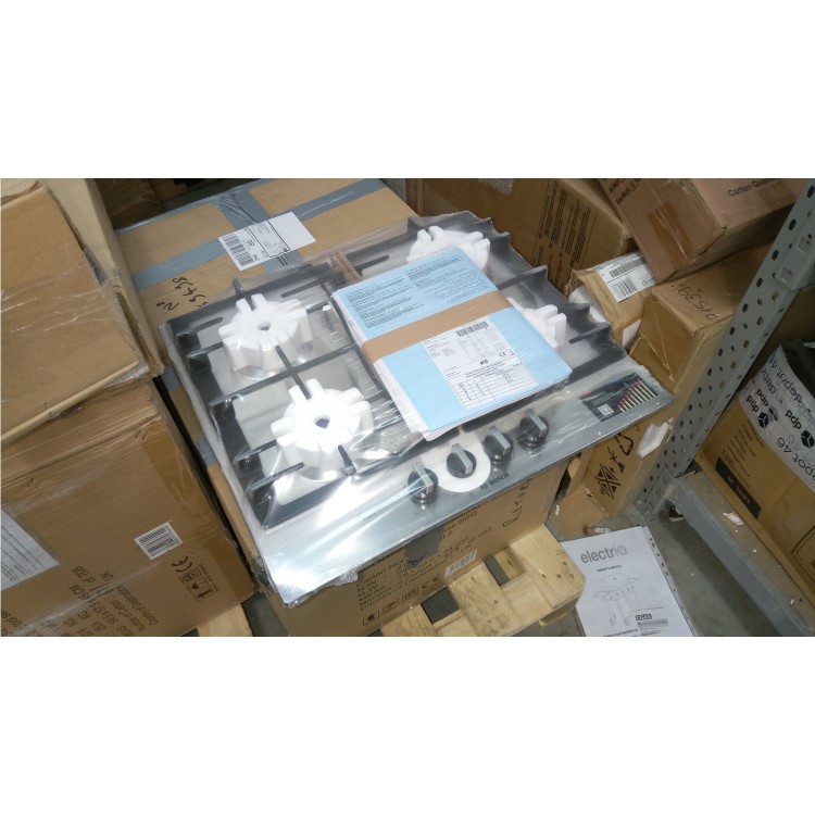 GRADE A2 - Bosch PCP6A5B90 60cm  Gas Hob in Stainless steel