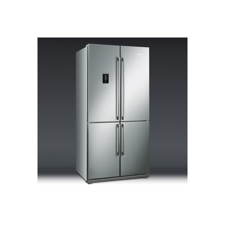 GRADE A2 - Smeg FQ60XPE Four Door Frost Free American Fridge Freezer - Stainless Steel