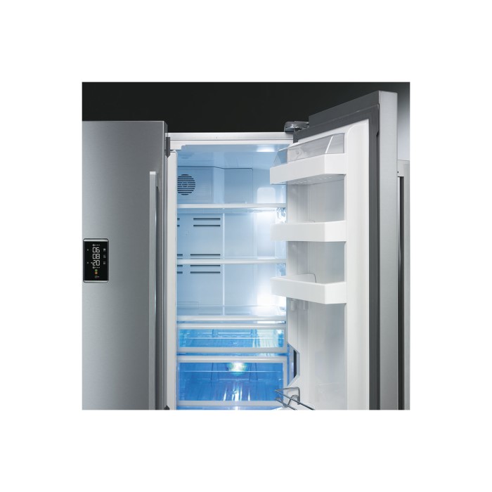 Smeg FQ60BPE Four Door Frost Free American Fridge Freezer White