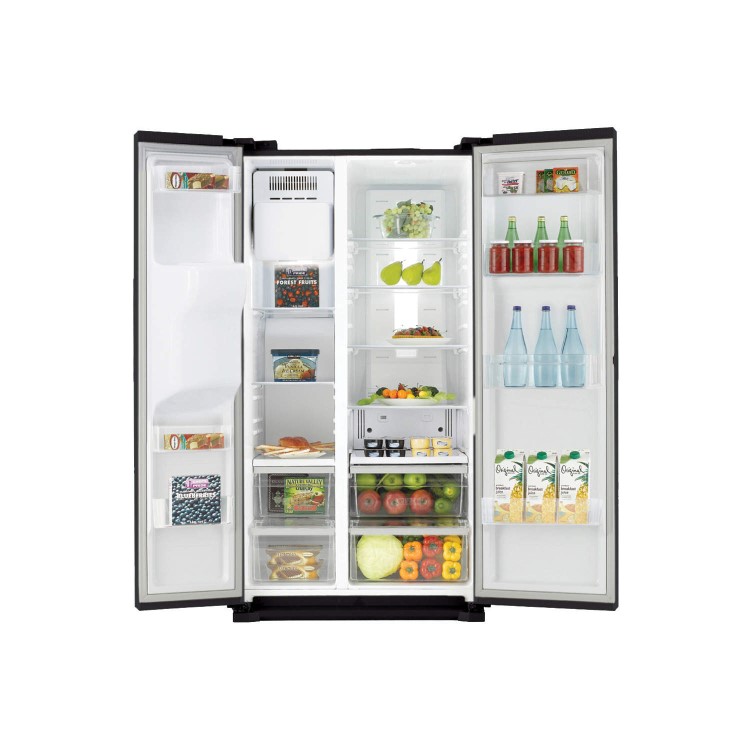 GRADE A1 - Samsung RS7567BHCBC H-series American Fridge Freezer With Ice And Water Dispenser - Gloss Black