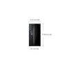 GRADE A1 - Samsung RS7567BHCBC 532L American Freestanding Fridge Freezer - Black
