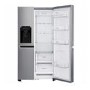 GRADE A2 - LG GSL760PZXV Frost Free Side-by-side American Fridge Freezer - Shiny Steel