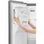 GRADE A2 - LG GSL760PZXV Frost Free Side-by-side American Fridge Freezer - Shiny Steel