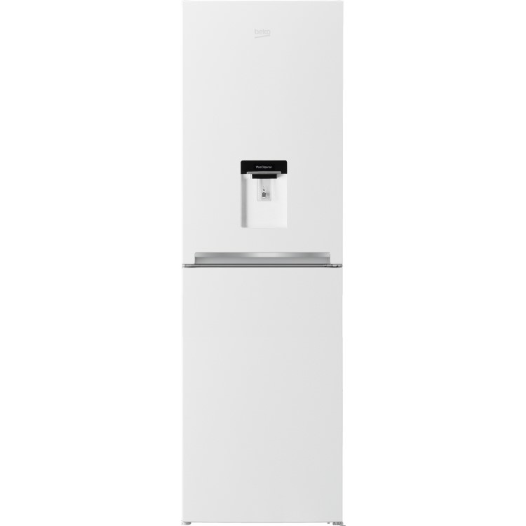 GRADE A2 - Beko CFG1582DW 166L Frost Free 50/50 Freestanding Fridge Freezer With Water Dispenser White