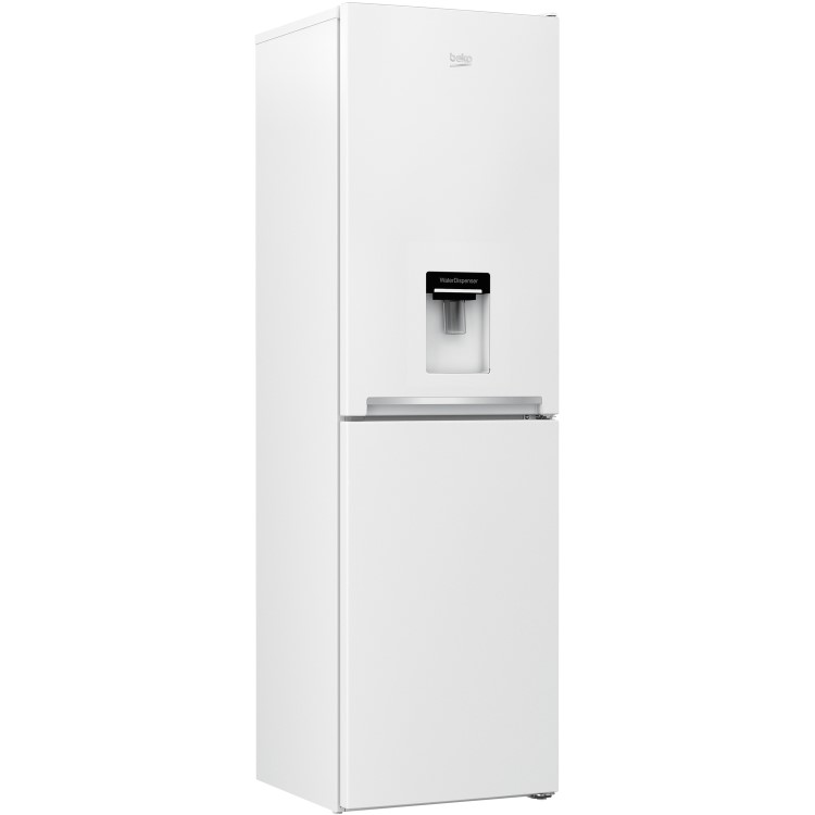 GRADE A2 - Beko CFG1582DW 166L Frost Free 50/50 Freestanding Fridge Freezer With Water Dispenser White