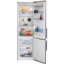 GRADE A2 - Beko CNP1601ES Frost Free 70-30 Freestanding Fridge Freezer - Silver