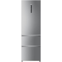 Haier A3FE635CGJE Frost Free Freestanding Fridge Freezer - Stainless Steel