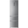 Haier A3FE635CGJE Frost Free Freestanding Fridge Freezer - Stainless Steel