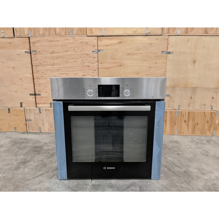 GRADE A2 - Bosch HBA63R252B Serie 6 Built-in Single Electric Oven With Pyrolytic Cleaning - Stainless Steel