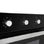 electriQ Plug In Electric Fan Assisted Single Oven - Black