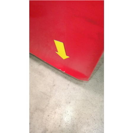 GRADE A3 - Hisense RR220D4AR2 128x52cm 164L Freestanding Fridge With Icebox - Red