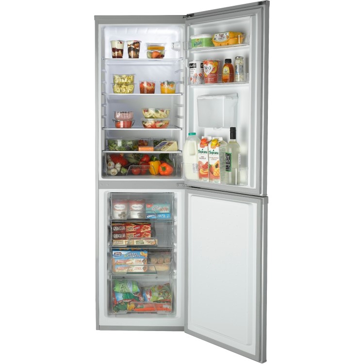 Indesit CTAA55NFSWD Freestanding Frost Free Fridge Freezer With Non-plumbed Water Dispenser - Silver