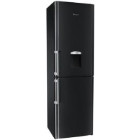GRADE A2 - Hotpoint FFLAA58WDK 185x60cm 259L Freestanding Fridge Freezer With Non-plumb Water Dispenser - Black