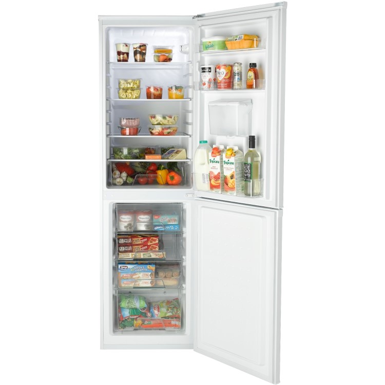 Indesit CTAA55NFWD Freestanding Frost Free Fridge Freezer With Non-plumbed Water Dispenser - White