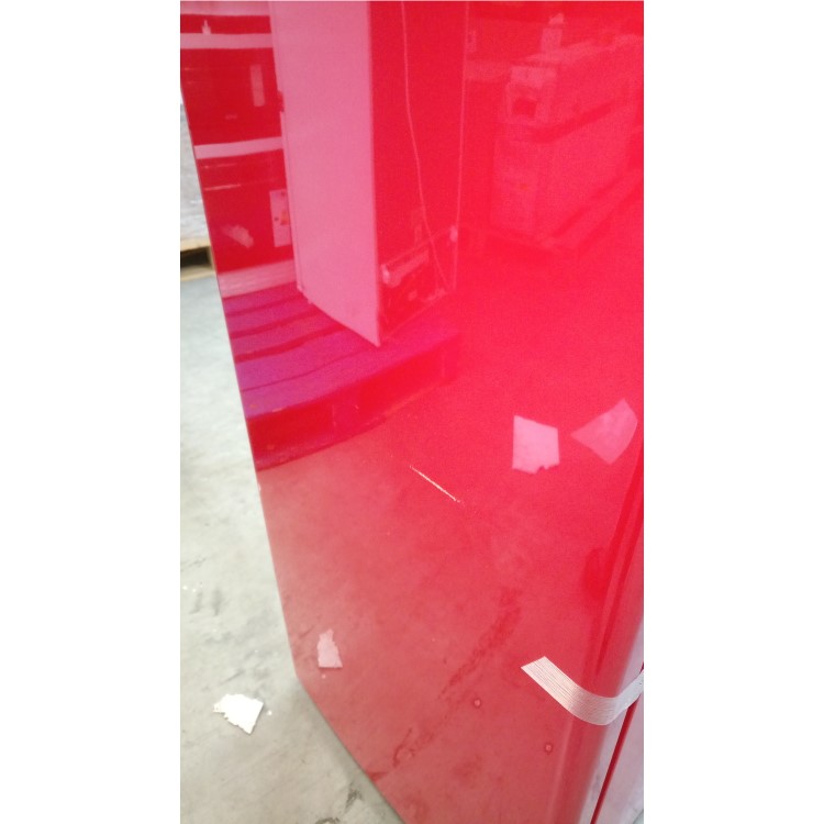GRADE A2 - Hisense RR220D4AR2 128x52cm 164L Freestanding Fridge With Icebox - Red