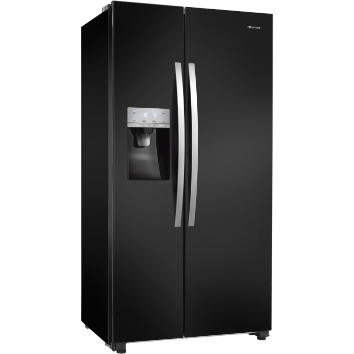 Hisense RS696N4IB1 Side By Side American Frost Free Fridge Freezer With