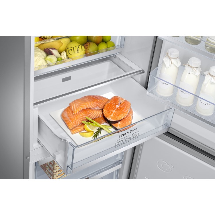GRADE A3 - Samsung RB41J7255SR 410L Freestanding Fridge Freezer - Stainless Steel