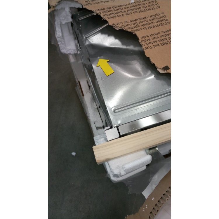 GRADE A3 - Neff B57CR22N0B Slide & Hide Electric Built-in Single Oven Stainless Steel