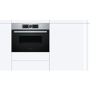 Refurbished Bosch CMG633BS1B Serie 8 Compact Height Built-in Combination Microwave Oven - Stainless Steel