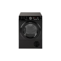 Refurbished Hotpoint Ultima SUTCD97B6KM Freestanding Condenser 9KG Tumble Dryer Black