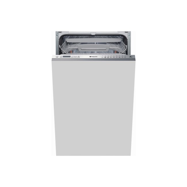 GRADE A3 - Hotpoint Ultima LSTF9H123CL 10 Place Slimline Fully Integrated Dishwasher with Quick Wash - Stainless Steel