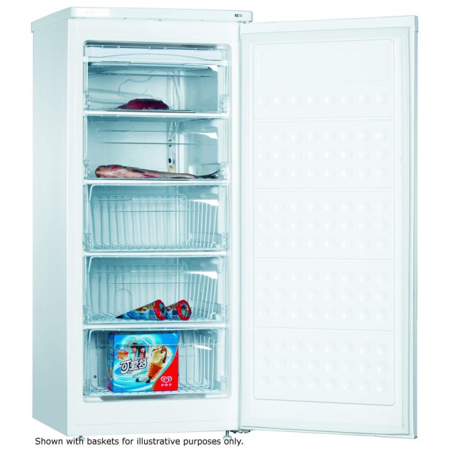 GRADE A2 Light cosmetic damage Amica FZ206.3 125x55cm Freestanding Freezer White 77263168