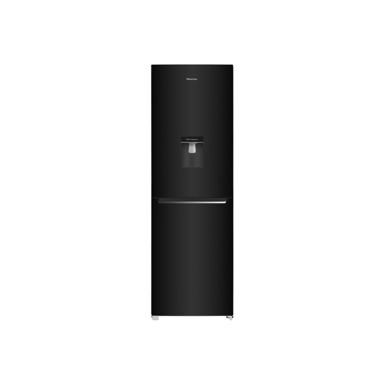 GRADE A3 - Hisense RB335N4WB1 Frost Free Freestanding Fridge Freezer With Water Dispenser Black