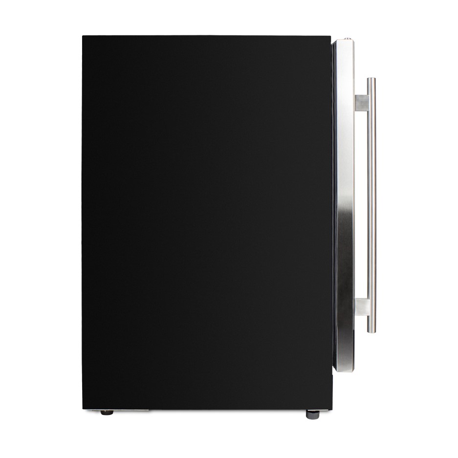 electriQ 60cm Wide 51 Bottle Dual Zone Wine Cooler Stainless Steel