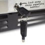 GRADE A3 - electriQ 60cm Wide 51 Bottle Dual Zone Wine Cooler - Stainless Steel/Black